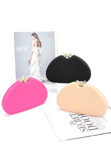 Women Iconic Satin Box Shape Clutch Swing Bag Zarnesh