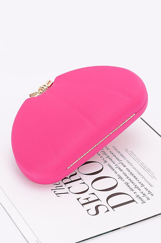 Women Iconic Satin Box Shape Clutch Swing Bag Zarnesh