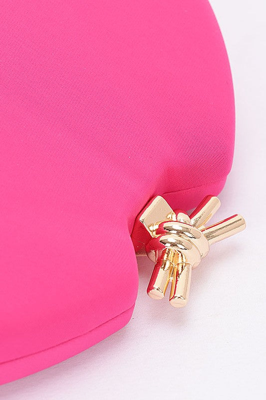 Women Iconic Satin Box Shape Clutch Swing Bag Zarnesh