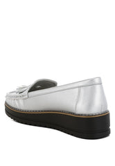 Women’s Larana Metallic Tassel Detail Loafers | Zarnesh