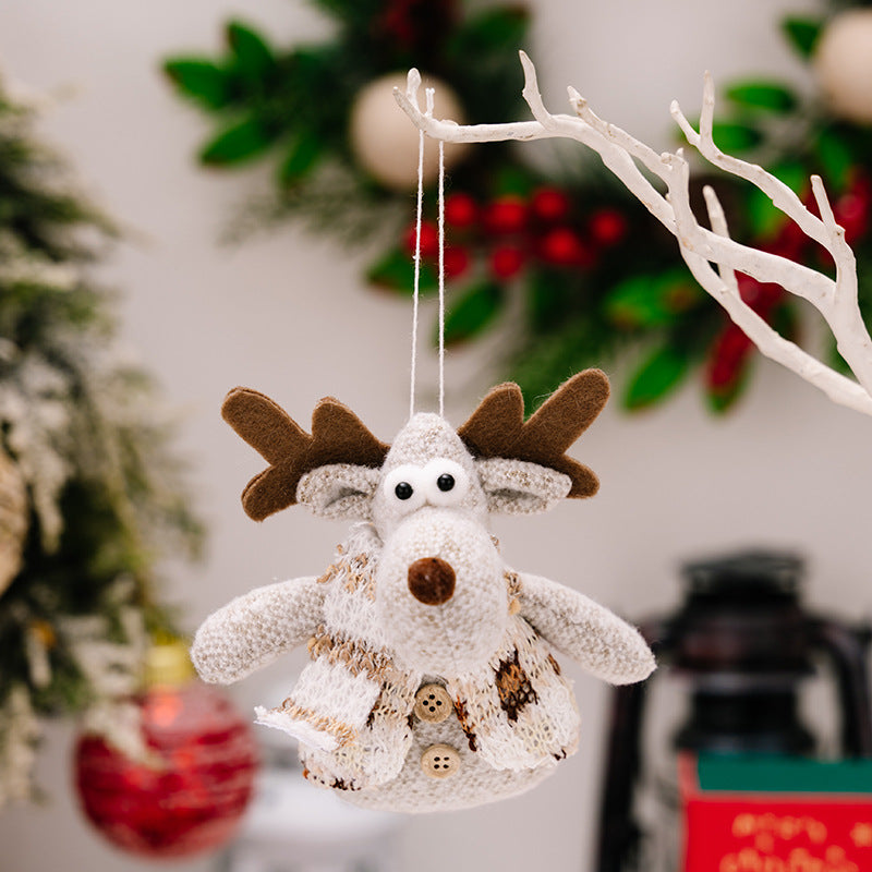 Santa Snowman Reindeer Hanging Ornament | Zarnesh