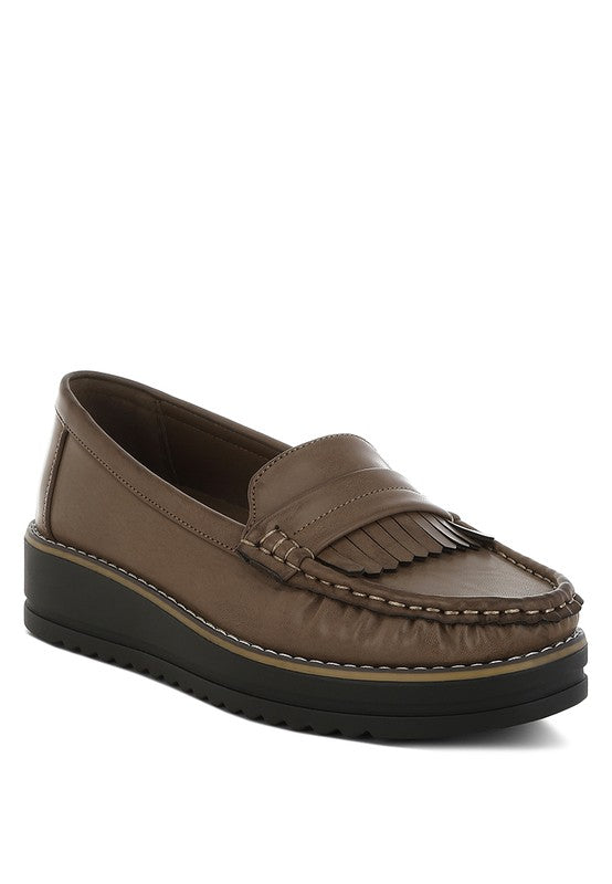 Women’s Croyda Fringed Nubuck Loafers | Zarnesh