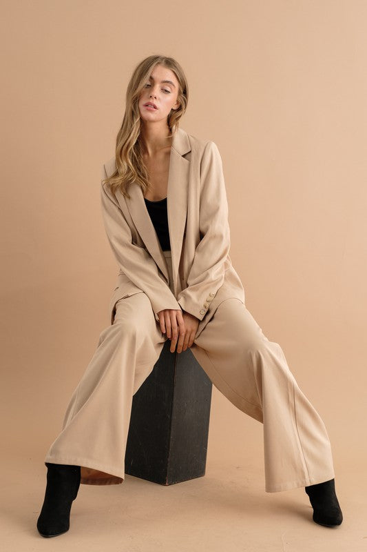 Women Double Button Blazer Jacket | Zarnesh