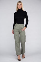 Women's Everyday Wear Elastic-Waist Cargo Pants | Zarnesh