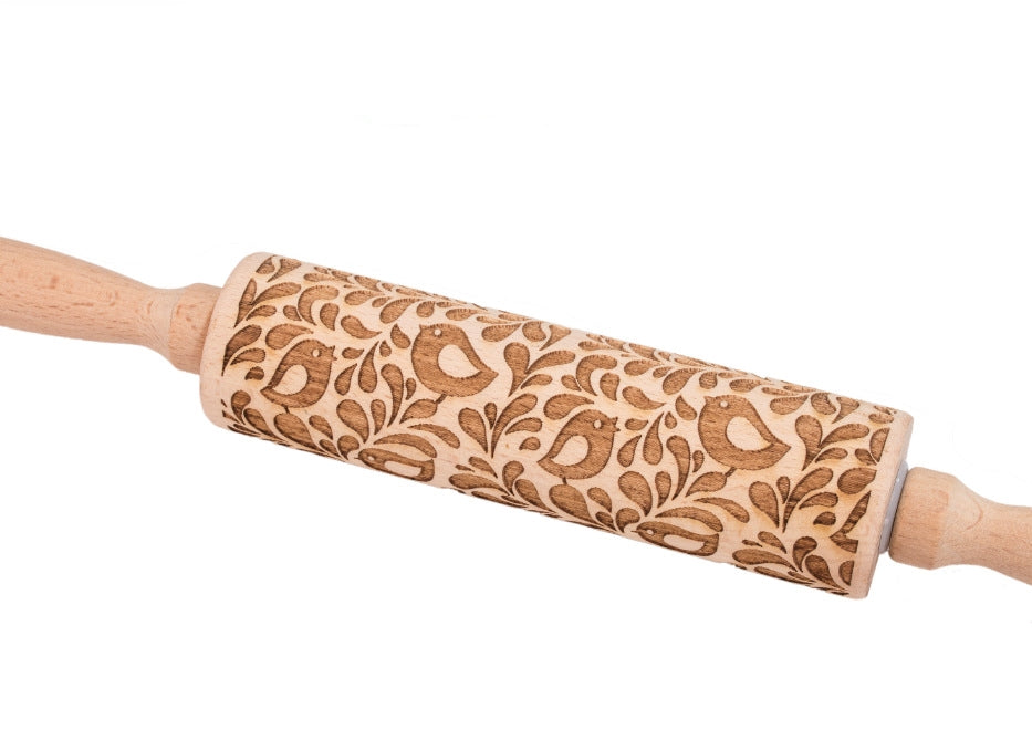 Rolling Pin Christmas Embossing for Holiday Baking Festive Delights | Zarnesh