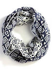 Women Geo Pattern Fashion Infinity Scarf | Zarnesh
