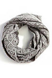 Women Geo Pattern Fashion Infinity Scarf | Zarnesh