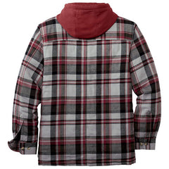 Stay Cozy and Stylish with Our Thickened Cotton Padded Plaid Hooded Jacket | Zarnesh