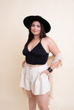  Women Plus Size Ruched Bralette Zarnesh