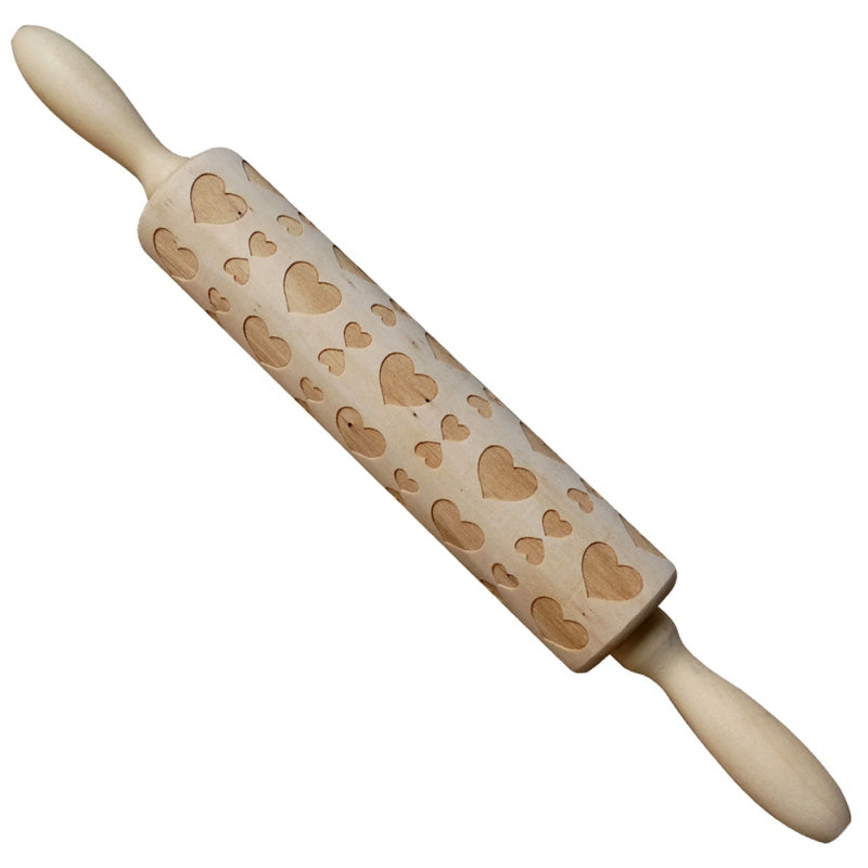 Rolling Pin Christmas Embossing for Holiday Baking Festive Delights | Zarnesh