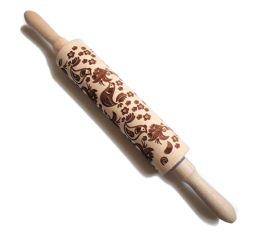 Rolling Pin Christmas Embossing for Holiday Baking Festive Delights | Zarnesh