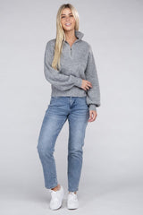 Women's Easy Wear Half Zip Pullover | Zarnesh