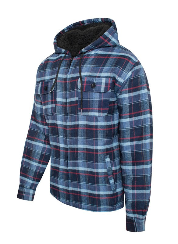 Men’s Flannel Sherpa Lining Jacket | Zarnesh