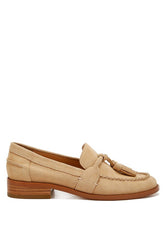 Women’s Rhone Tassels Detail Suede Loafers | Zarnesh