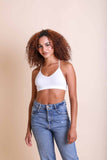  Women Tattoo Mesh Racerback Bralette Zarnesh