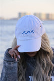 Women Beach Wave Embroidered Baseball Cap | Zarnesh