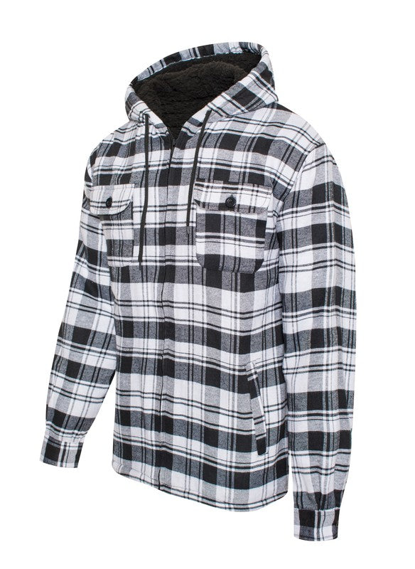 Men’s Flannel Sherpa Lining Jacket | Zarnesh