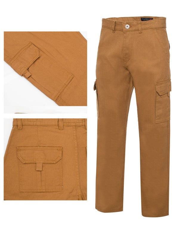 Men Cargo 100% Cotton Denim Pants | Zarnesh