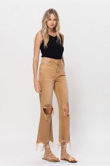 Women's 90's Vintage Crop Flare | Zarnesh