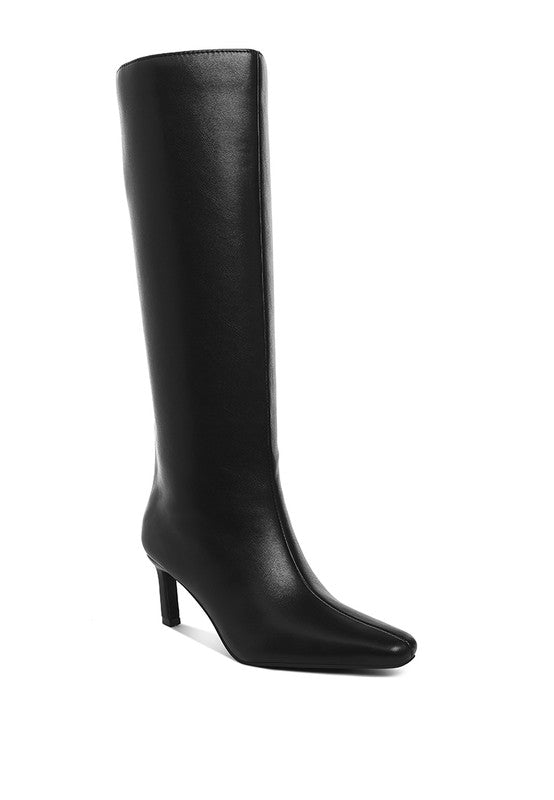 Women’s Syringa Kitten Heel Long Boots | Zarnesh