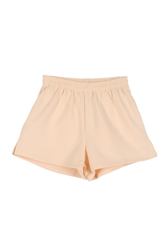 Women's Summer Comfortable Cream Sweat Shorts | Zarnesh