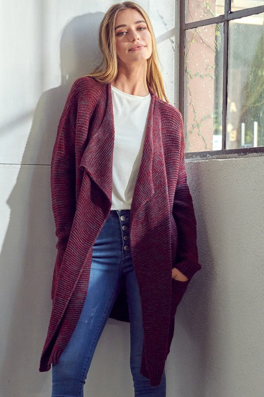 Women Chunky Sweater Knit Cardigan | Zarnesh