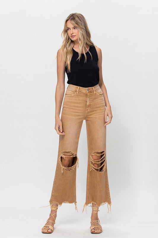 Women's 90's Vintage Crop Flare | Zarnesh