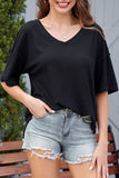 Women’s Jennifer Waffle Knit Drop Shoulder Loose Top | Zarnesh