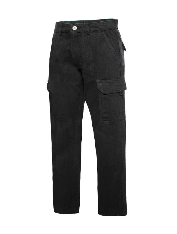 Men Cargo 100% Cotton Denim Pants | Zarnesh