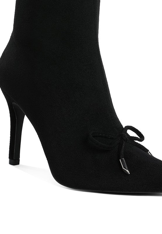 Women’s Dapers Bow Detail Ankle Boots | Zarnesh