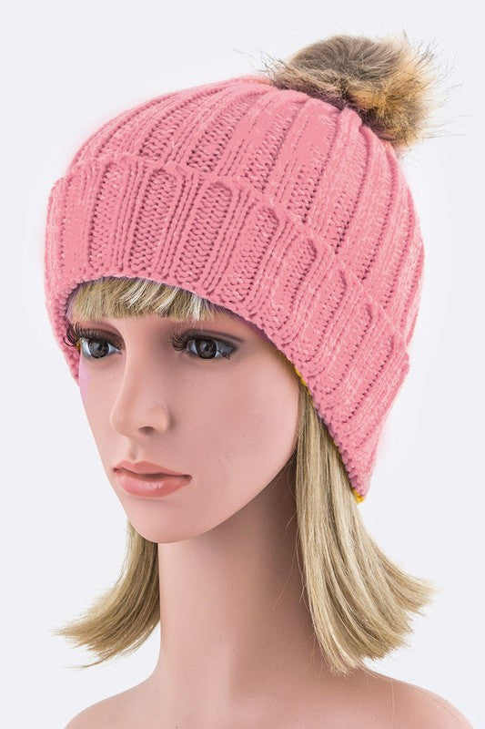 Women PomPom Fashion Beanie | Zarnesh - Zarnesh
