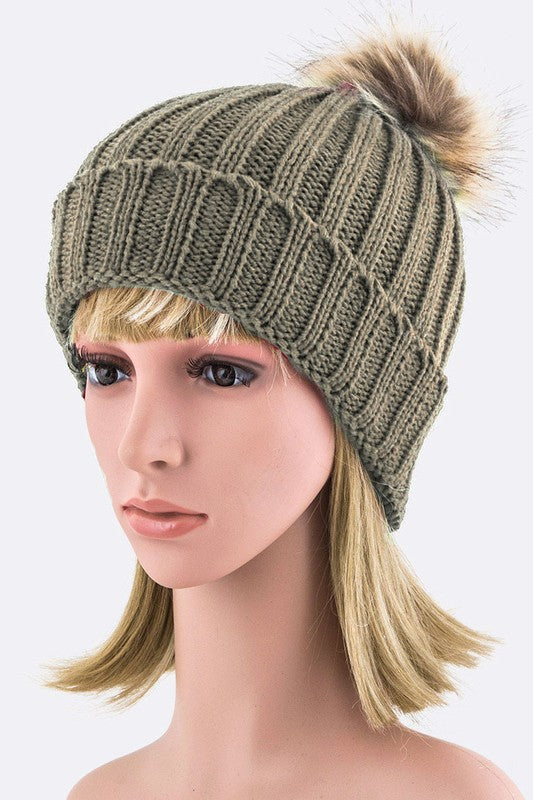 Women PomPom Fashion Beanie | Zarnesh