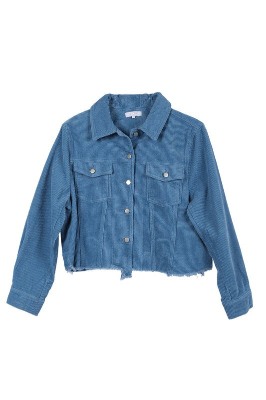 Women’s Frayed Corduroy Jacket | Zarnesh