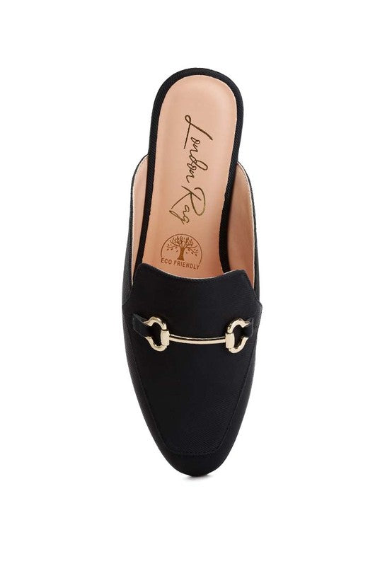 Women's Horsebit Slip On Mules | Zarnesh