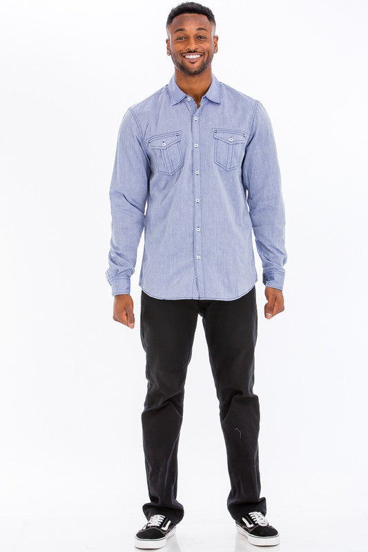 Men's Casual Long Sleeve Shirts | Zarnesh