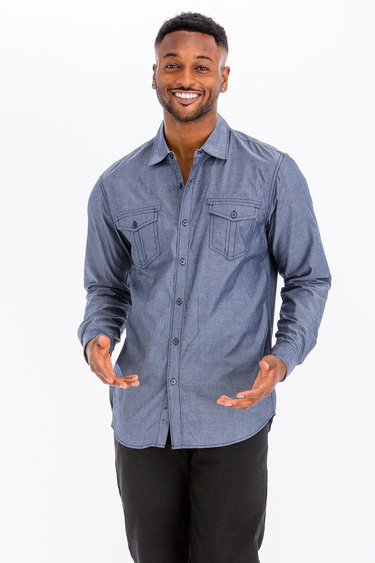 Men's Casual Long Sleeve Shirts | Zarnesh