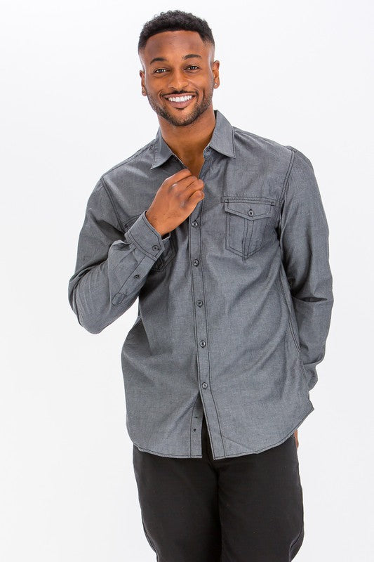 Men's Casual Long Sleeve Shirts | Zarnesh