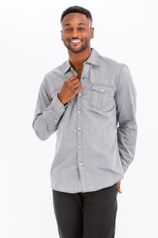 Men's Casual Long Sleeve Shirts | Zarnesh