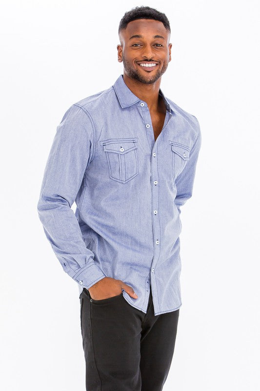 Men's Casual Long Sleeve Shirts | Zarnesh