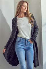 Women Chunky Sweater Knit Cardigan | Zarnesh