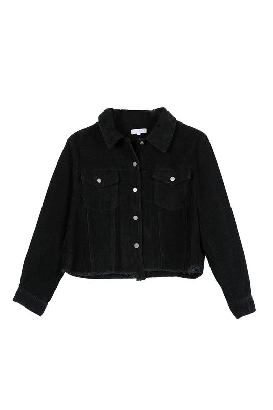 Women’s Frayed Corduroy Jacket | Zarnesh