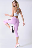 Women High Waist Tech Pocket Workout Capri Leggings | Zarnesh
