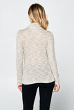 Women Long Sleeve Soft Knit Turtleneck Regular Fit Top Zarnesh