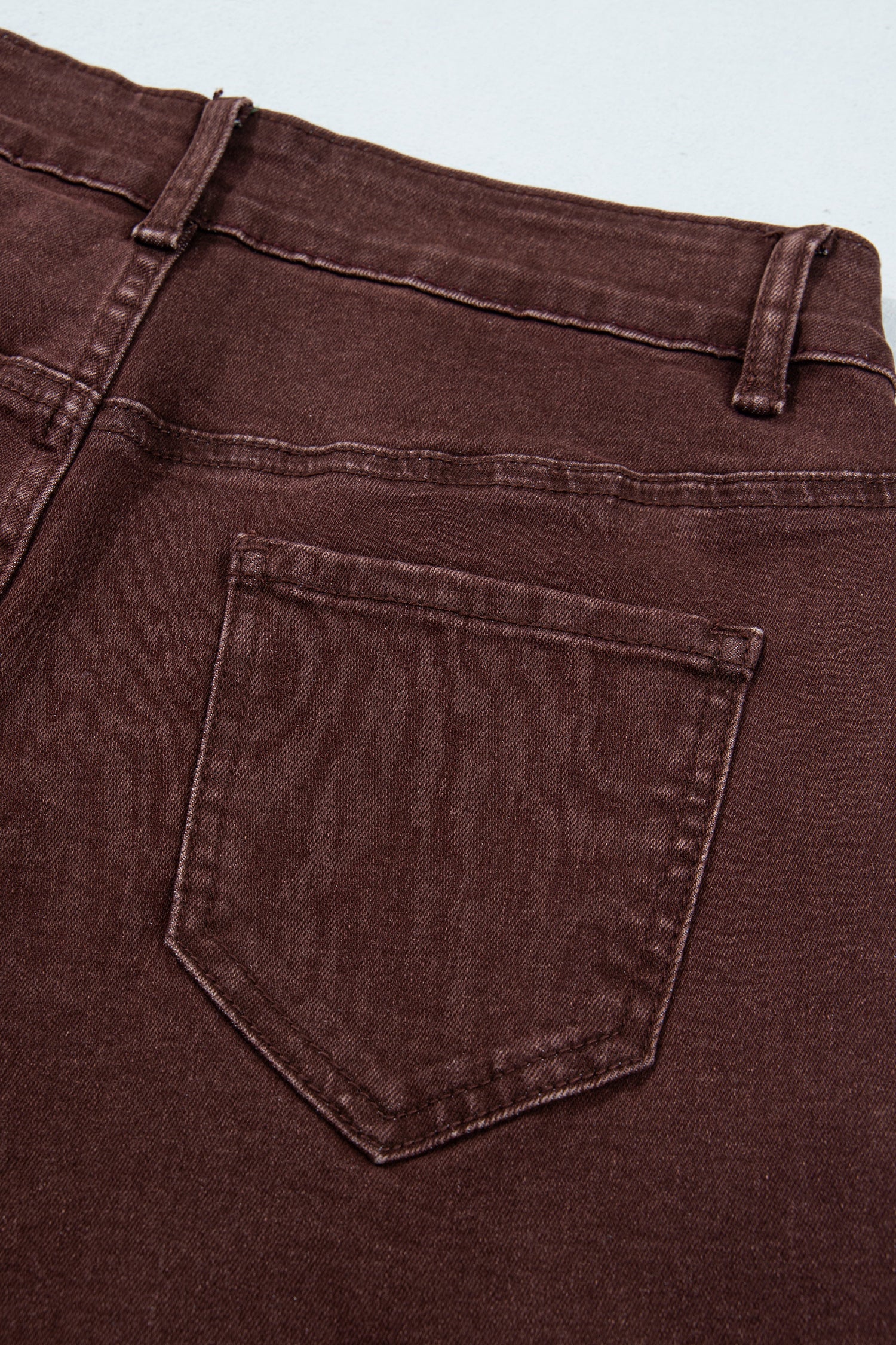 Casual Studded Wide Leg Ankle Length Jeans | Zarnesh