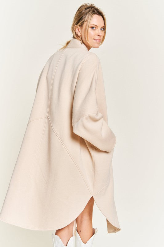 Women’s Plus Oversized Front Pockets Cardigan | Zarnesh