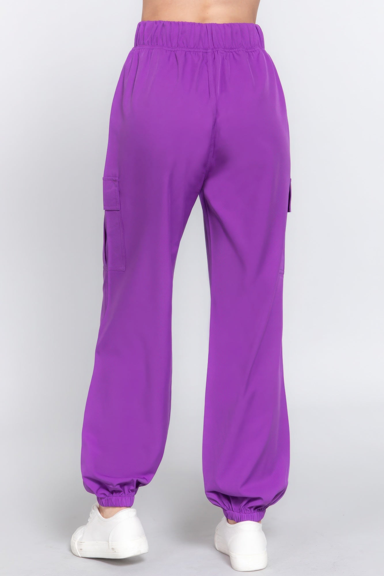 Women's Lightweight Stretch Woven Cargo Jogger Pants Zarnesh.com