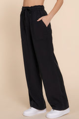 Women Elastic Waist Tencel Long Pants | Zarnesh