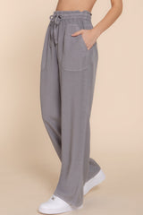 Women's Elastic Waist Tencel Long Pants | Zarnesh