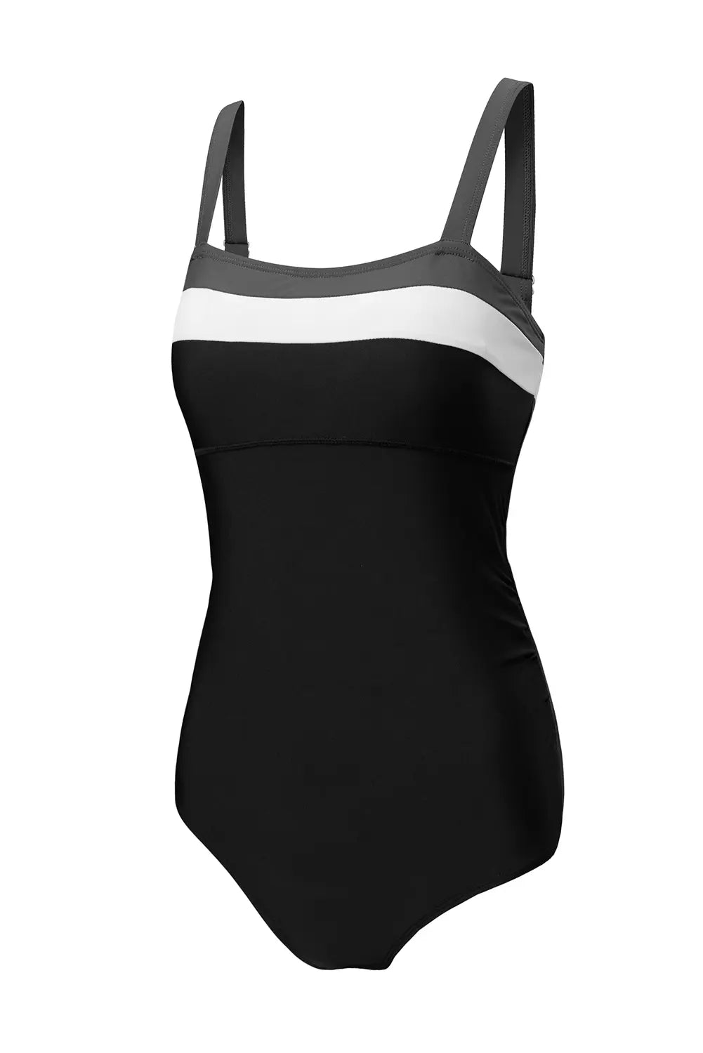 Colorblock Square Neck Adjustable Strap Swimsuit | Zarnesh