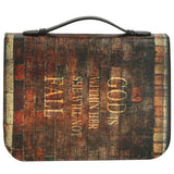 Flower Bible “Trust in the Lord” Bible Cover Handle Case Bag | Zarnesh